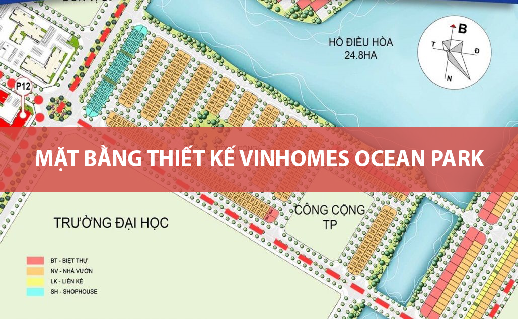 Mặt bằng Vinhomes Ocean Park chi tiết, cập nhật mới nhất