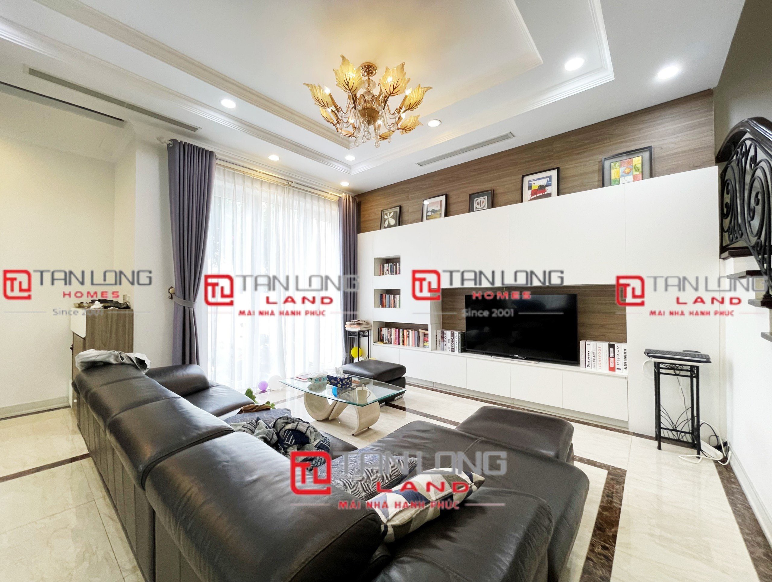 Cho thuê biệt thự Anh Đào Vinhomes Riverside 4 phòng ngủ DT 192m2 full nội thất hiện đại 2