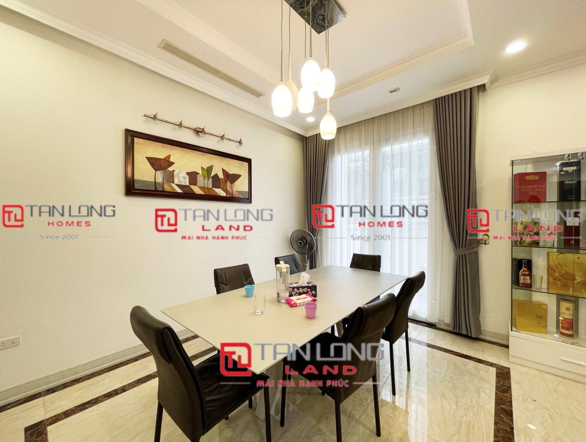 Cho thuê biệt thự Anh Đào Vinhomes Riverside 4 phòng ngủ DT 192m2 full nội thất hiện đại 6