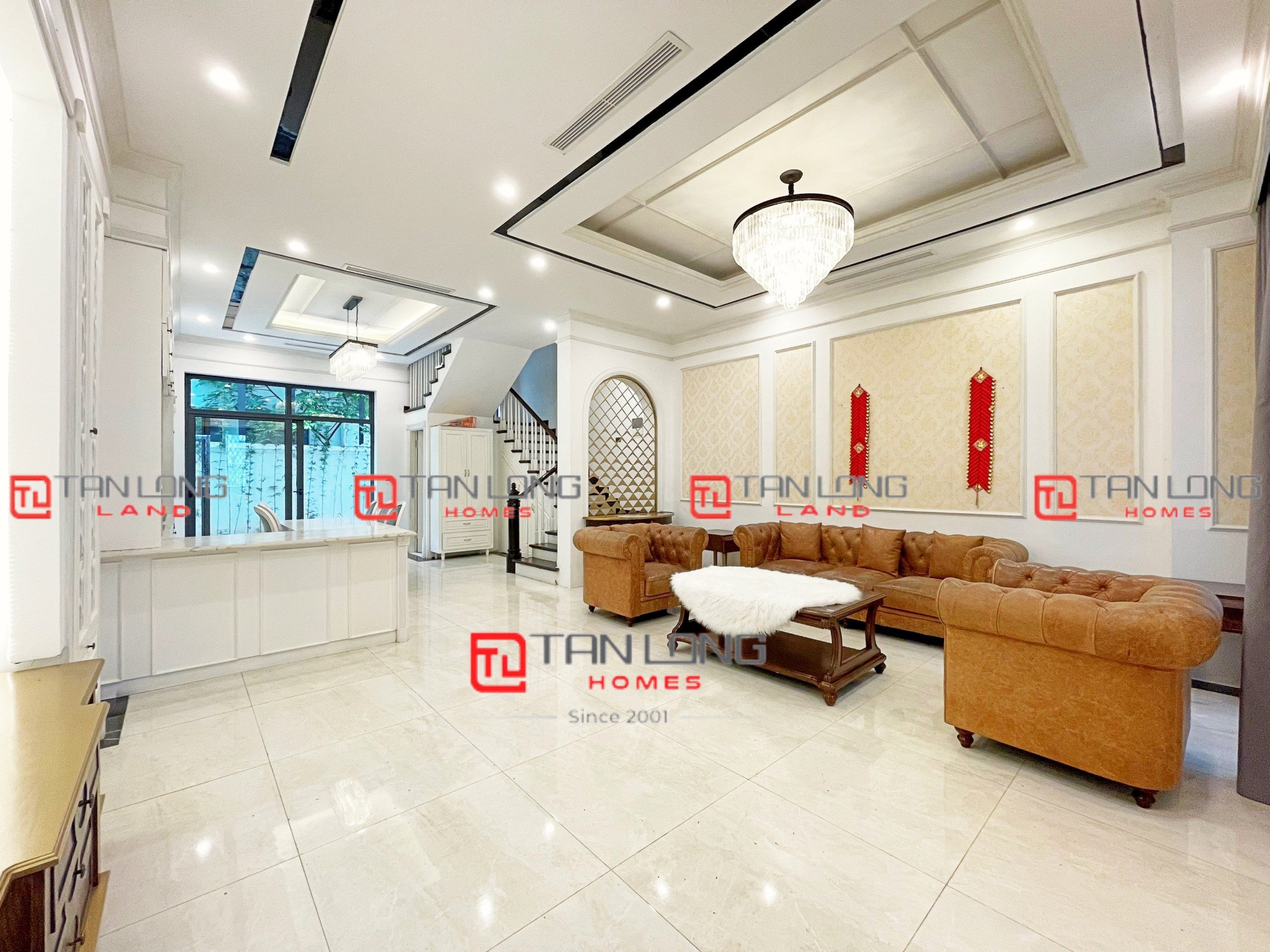 Cho thuê biệt thự liền kề 90m2 full đồ mới, khu Nguyệt Quế Vinhomes Harmony 2