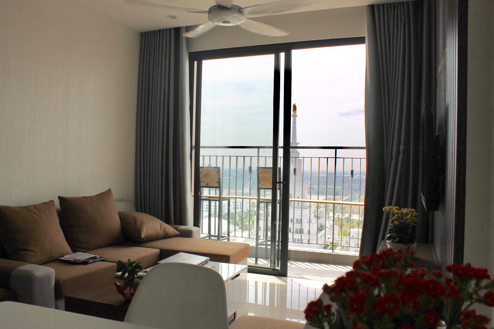 Cho Thuê Căn Hộ Vinhomes Ocean Park Tòa S2.18 55m2 Full Đồ 02 Phòng Ngủ, 01 Phòng Tắm View VIN University 3