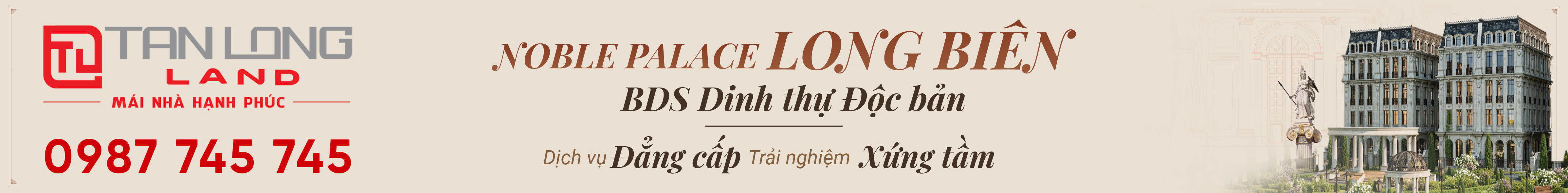 Banner đầu trang góc phải (720x90) Noble Palace Long Biên