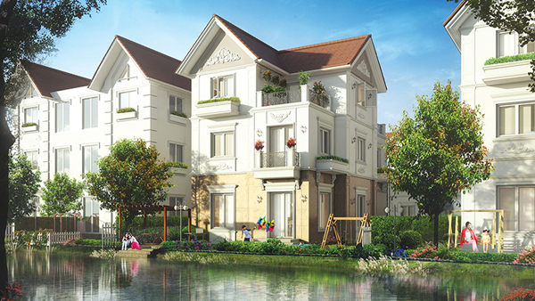 Mẫu biệt thự sinh thái ở Vinhomes Riverside