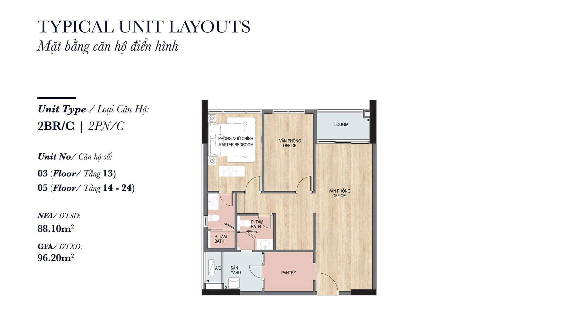 Mặt bằng thiết kế Maison Privée Ciputra và nghệ thuật phân bổ không gian tinh hoa
