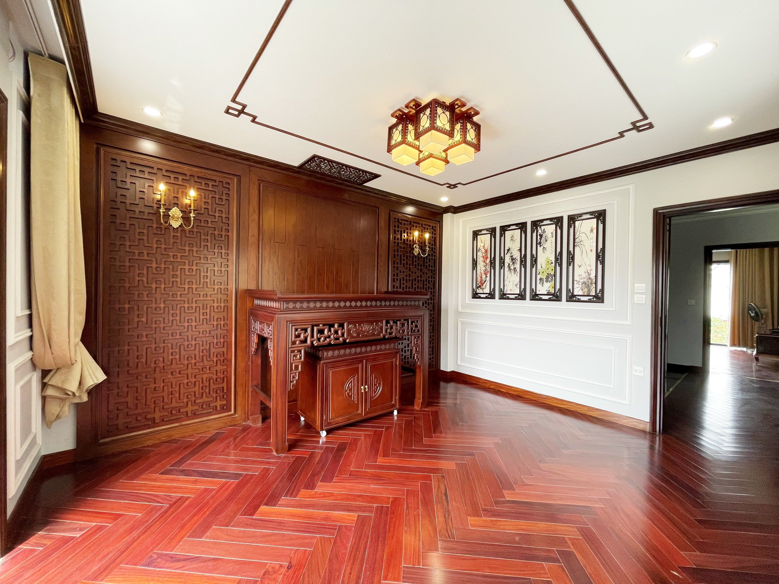 Biệt Thự Song Lập vừa hoàn thiện full nội thất, gần trường BIS tại KĐT Vinhomes Riverside, Long Biên cần cho thuê 7