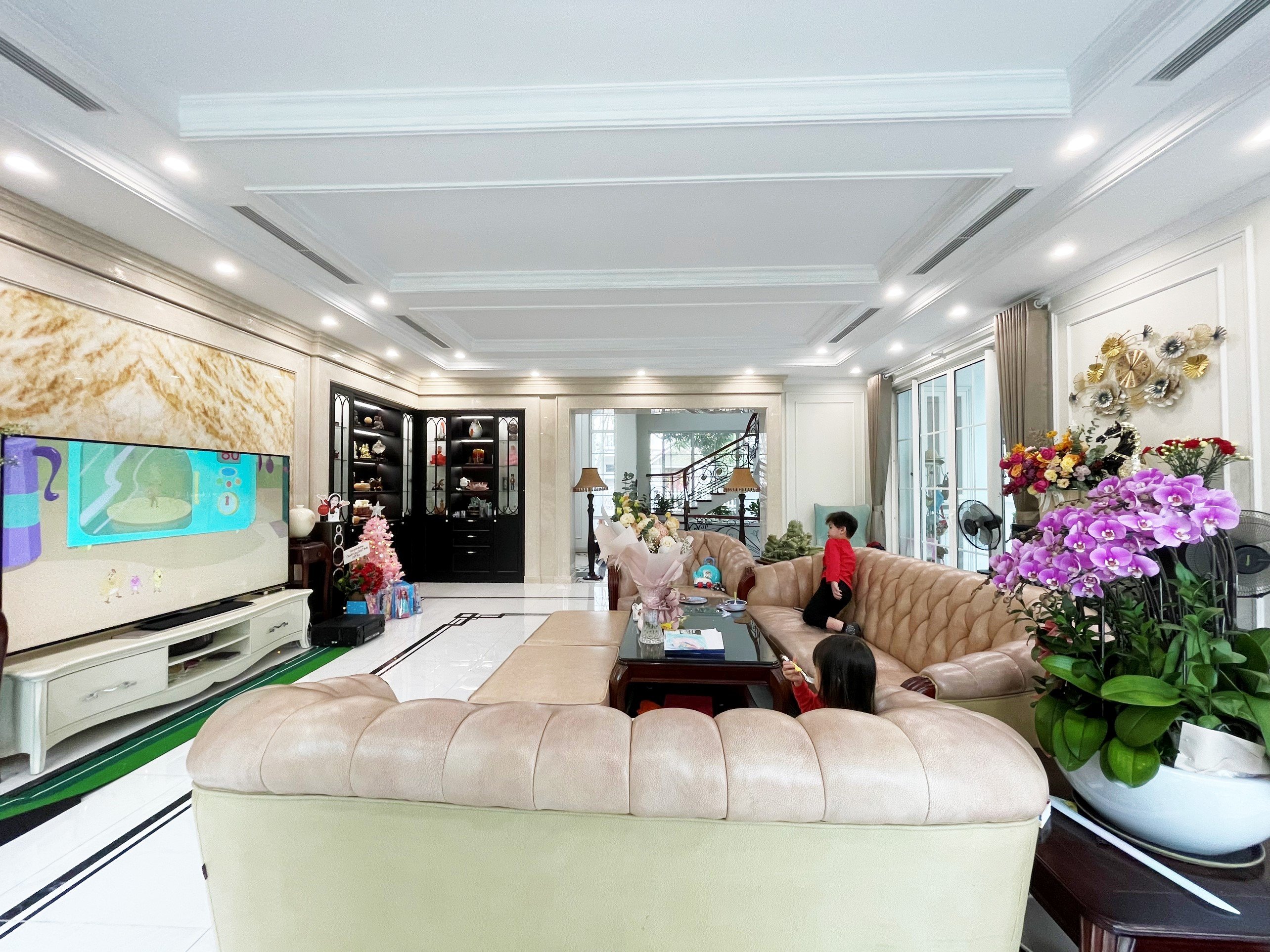 Cho biệt thự đơn lập view sông dãy Hoa sữa Vinhomes Riverside Long Biên 2