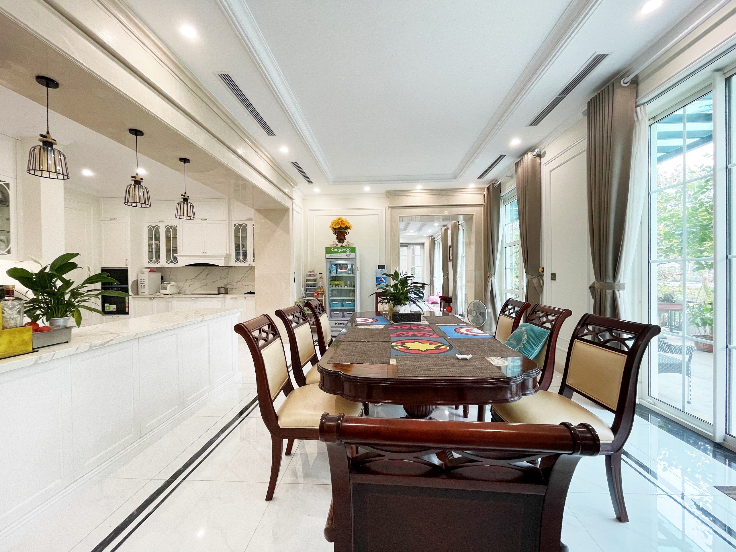 Cho biệt thự đơn lập view sông dãy Hoa sữa Vinhomes Riverside Long Biên 3