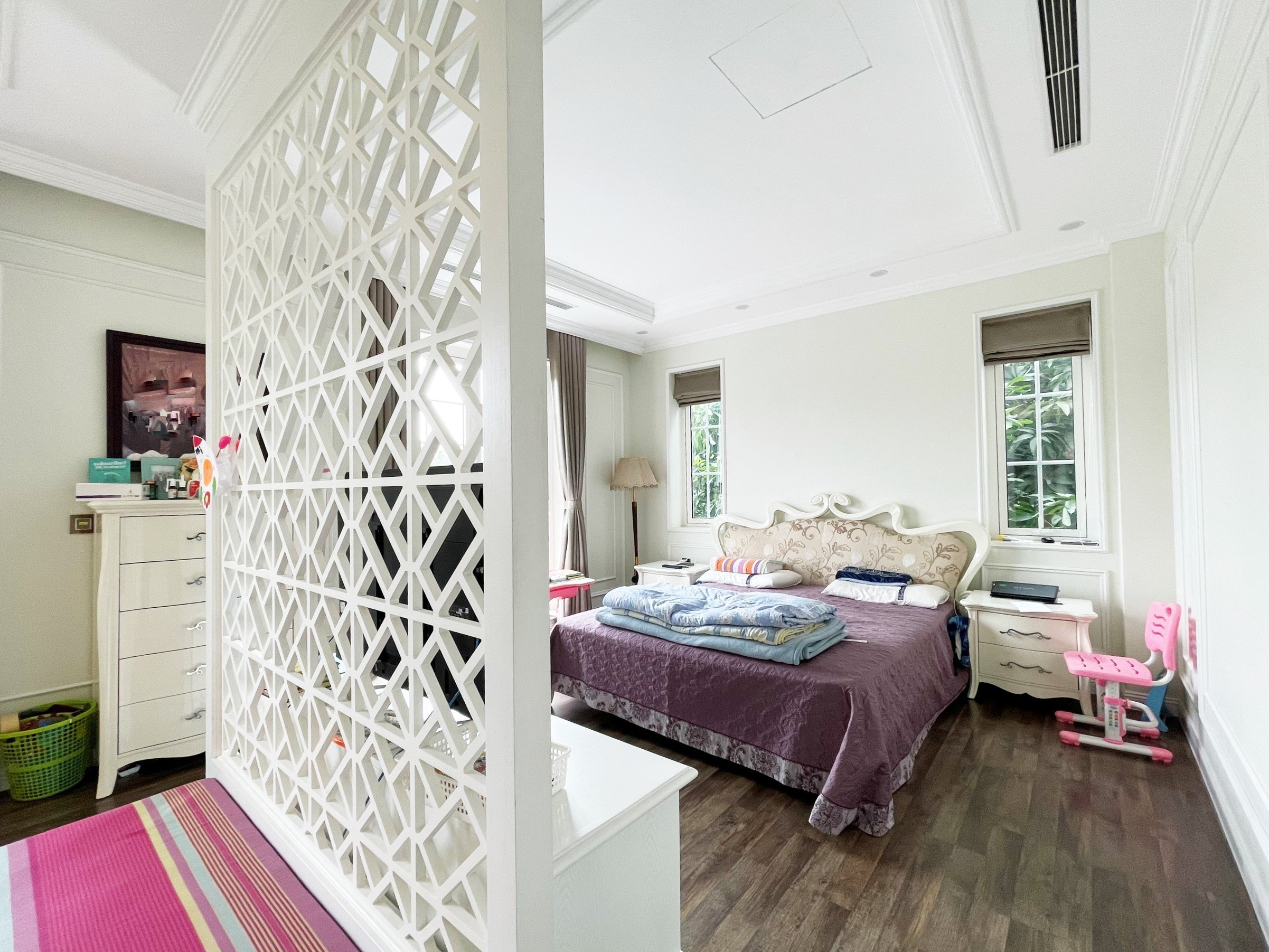 Cho biệt thự đơn lập view sông dãy Hoa sữa Vinhomes Riverside Long Biên 6