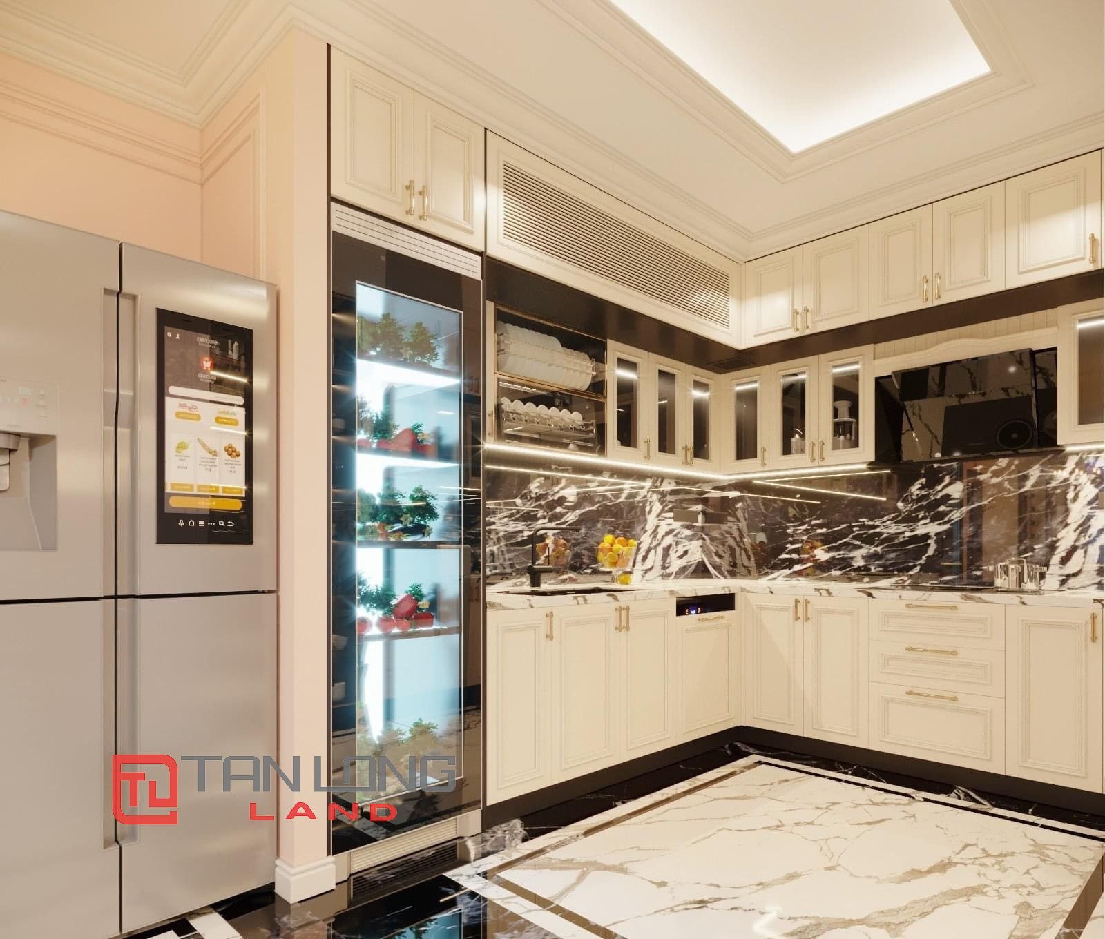 Cho thuê Biệt thự Đơn lập 4 phòng ngủ hoàn thiện full nội thất cao cấp tại Vinhomes Riverside 5