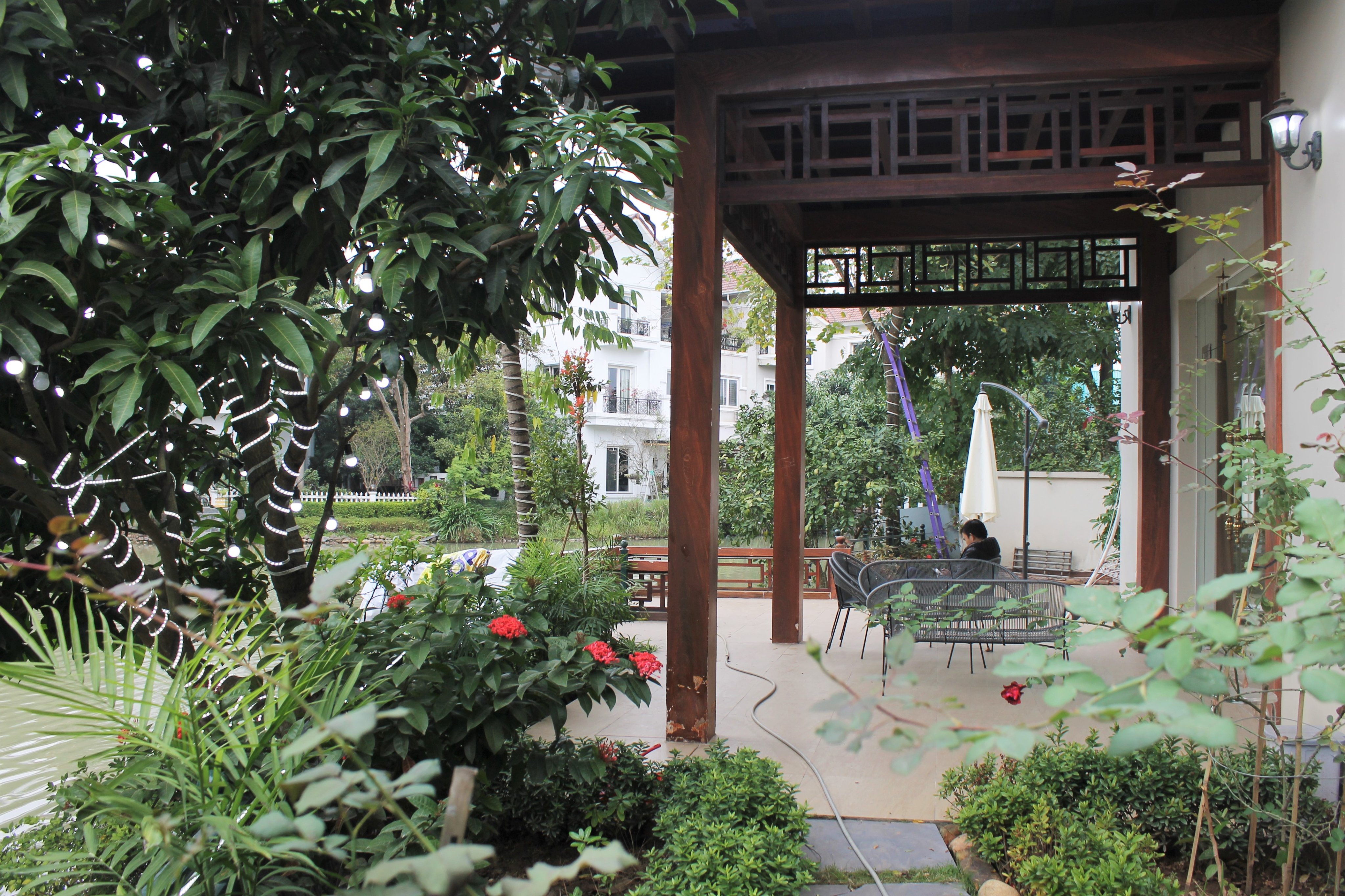 Cho thuê biệt thự đơn lập Hoa Phượng ngã ba sông Vinhomes Riverside 4