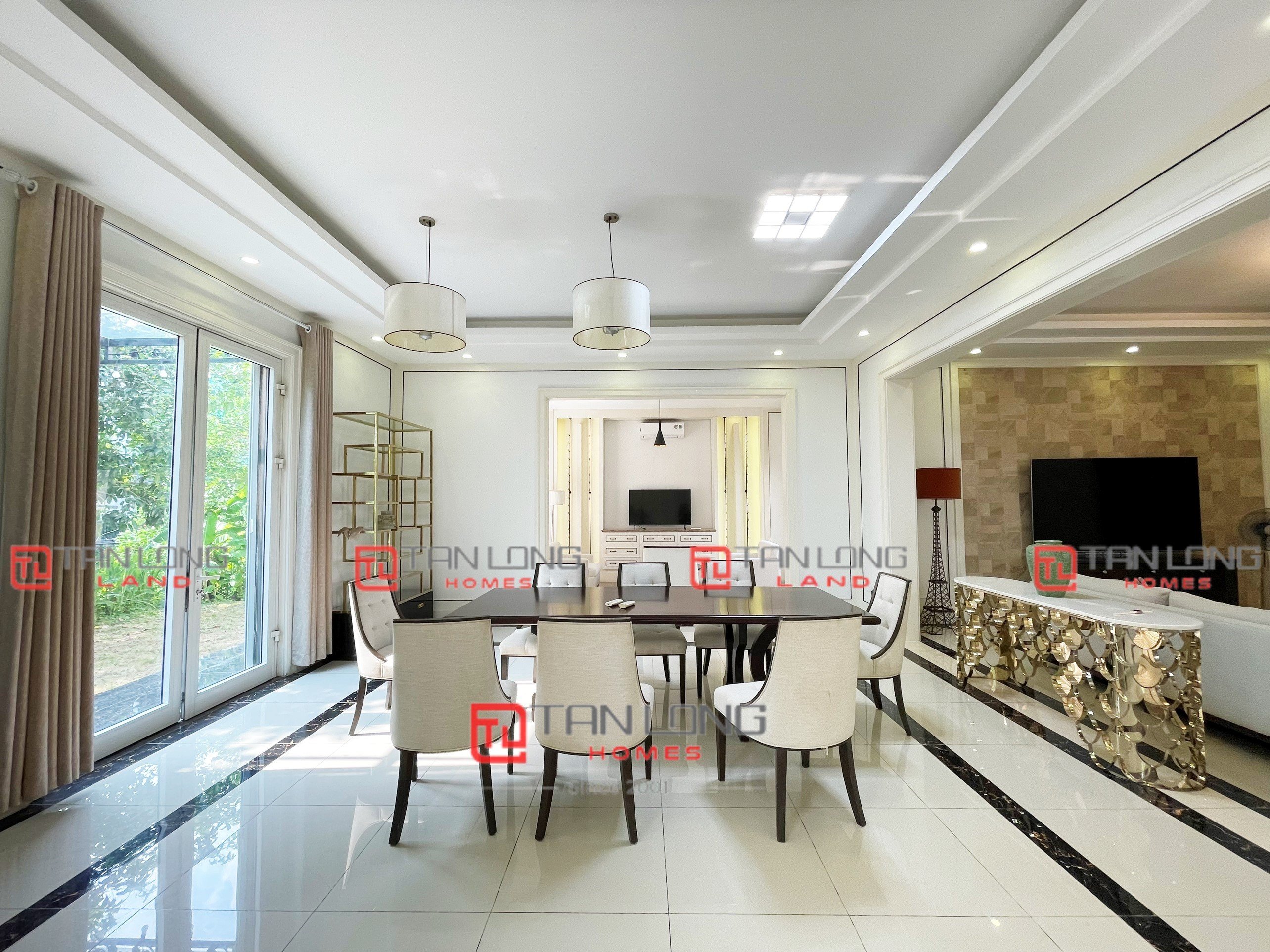 Cho thuê biệt thự đơn lập view ngã ba sông Vinhomes Riverside 4
