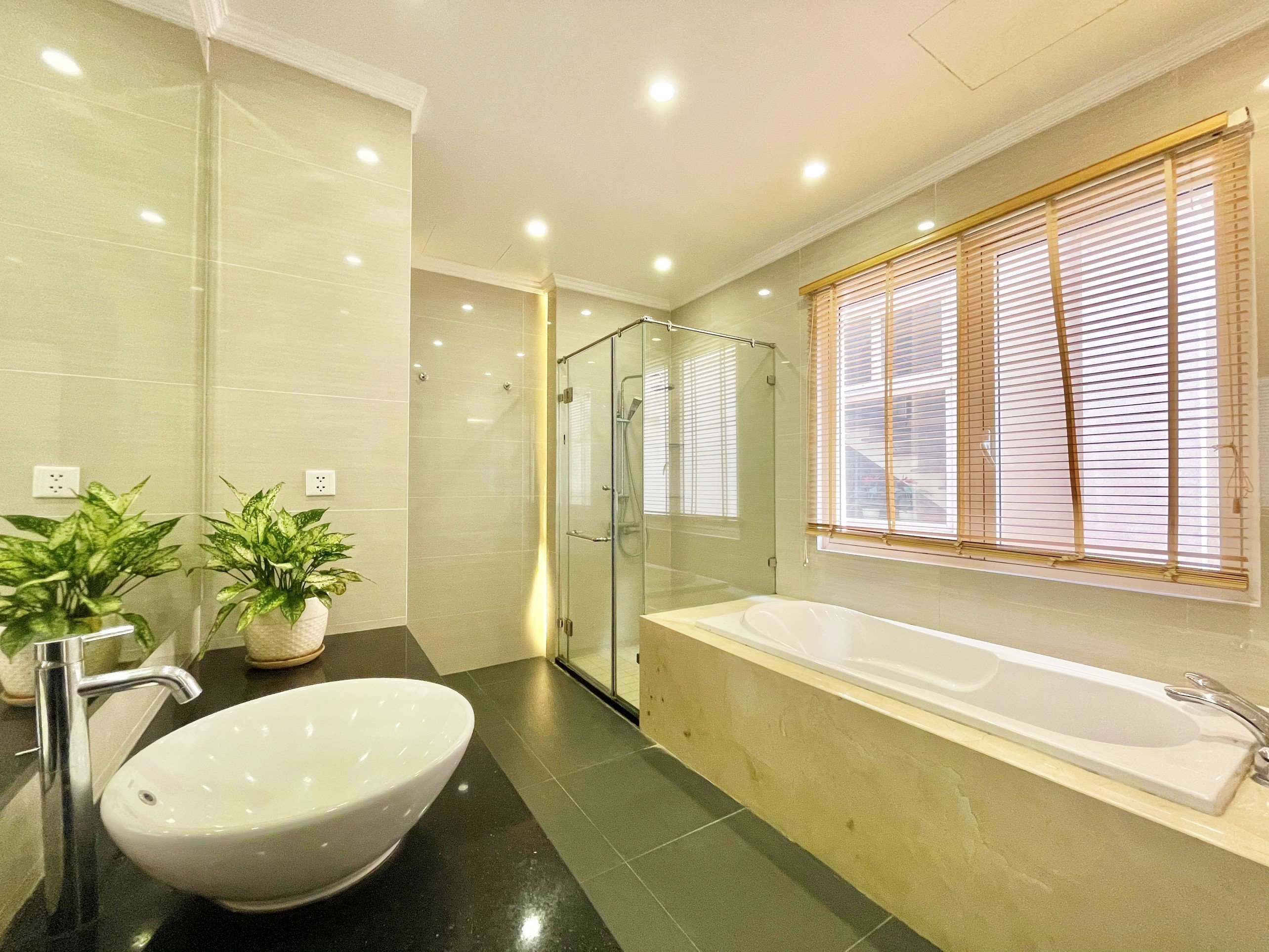 Cho thuê Biệt Thự đơn lập Vinhomes Riverside đủ đồ, sân vườn có sông 8