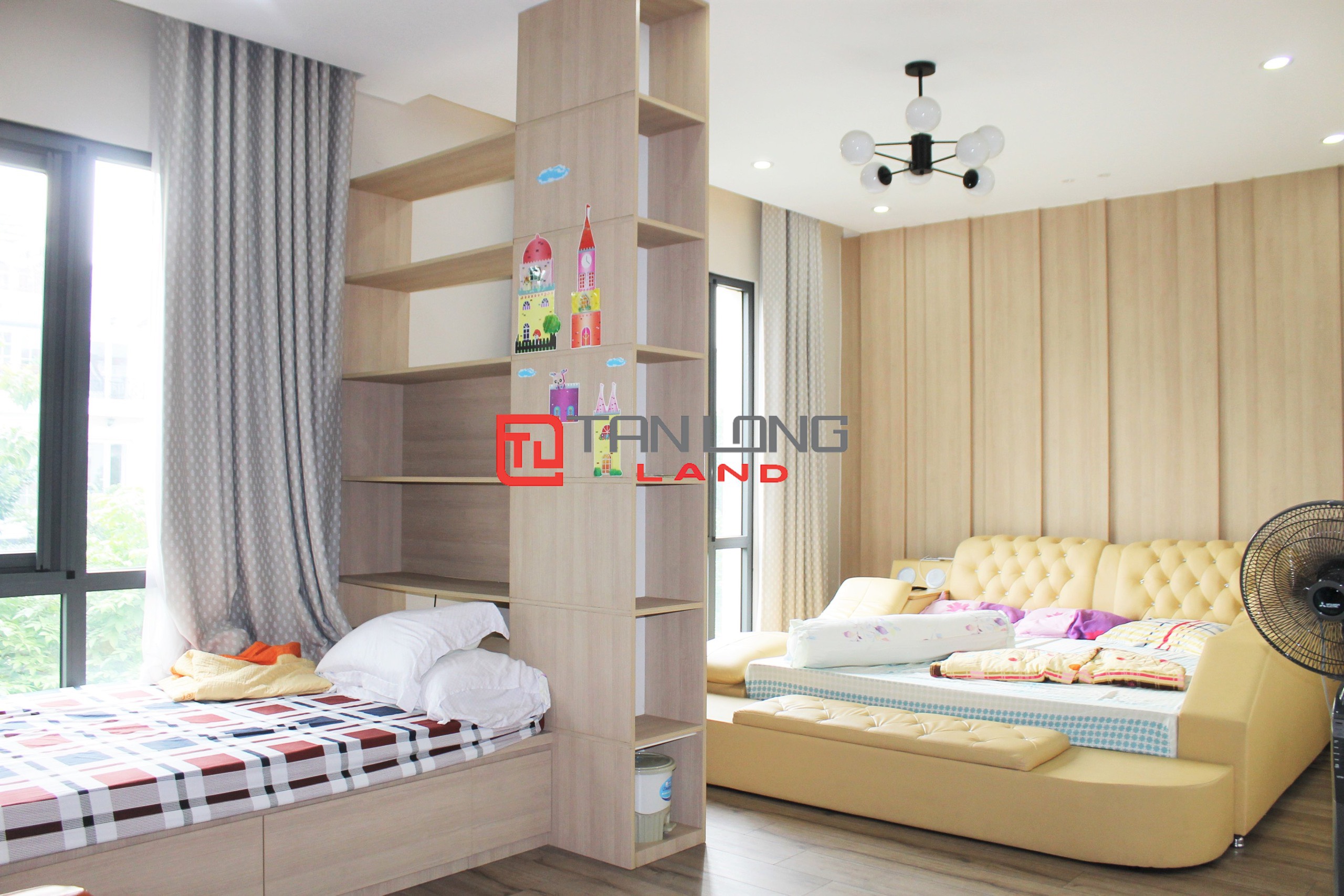 Cho thuê Biệt thự full nội thất 3 phòng ngủ gần trường quốc tế BIS tại Vinhomes Riverside Long Biên 7