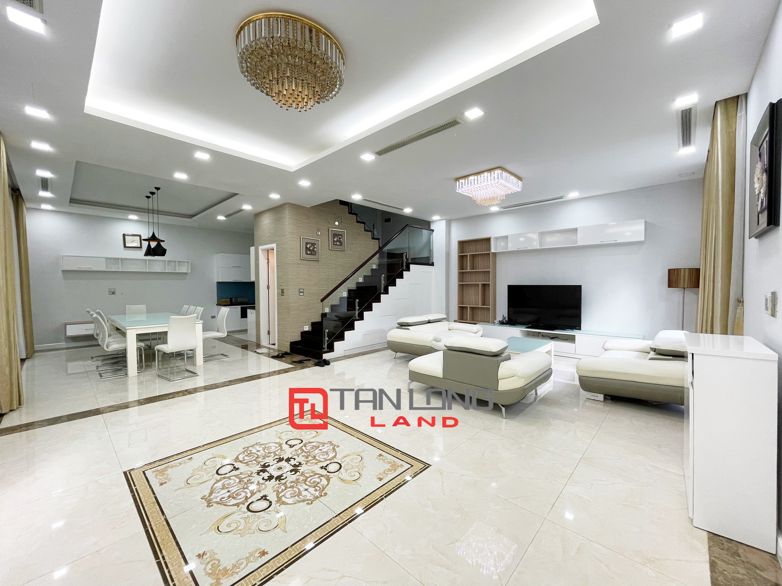 Cho thuê Biệt thự full nội thất hiện đại giá hợp lý tại Vinhomes Riverside 2