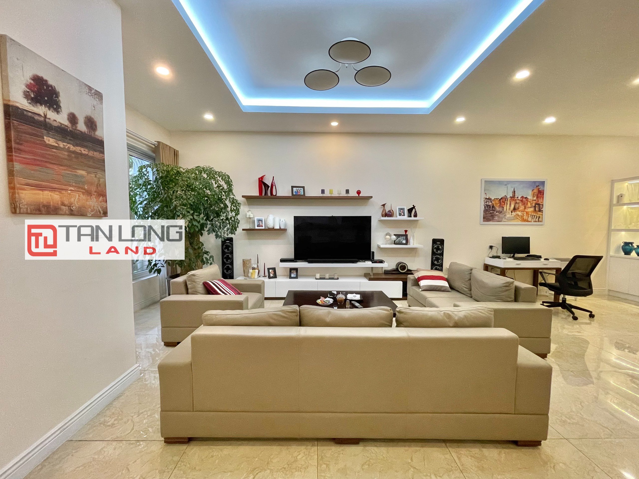 Cho thuê biệt thự Song lập hoàn thiện gần trường quốc tế BIS tại Vinhomes Riverside 3