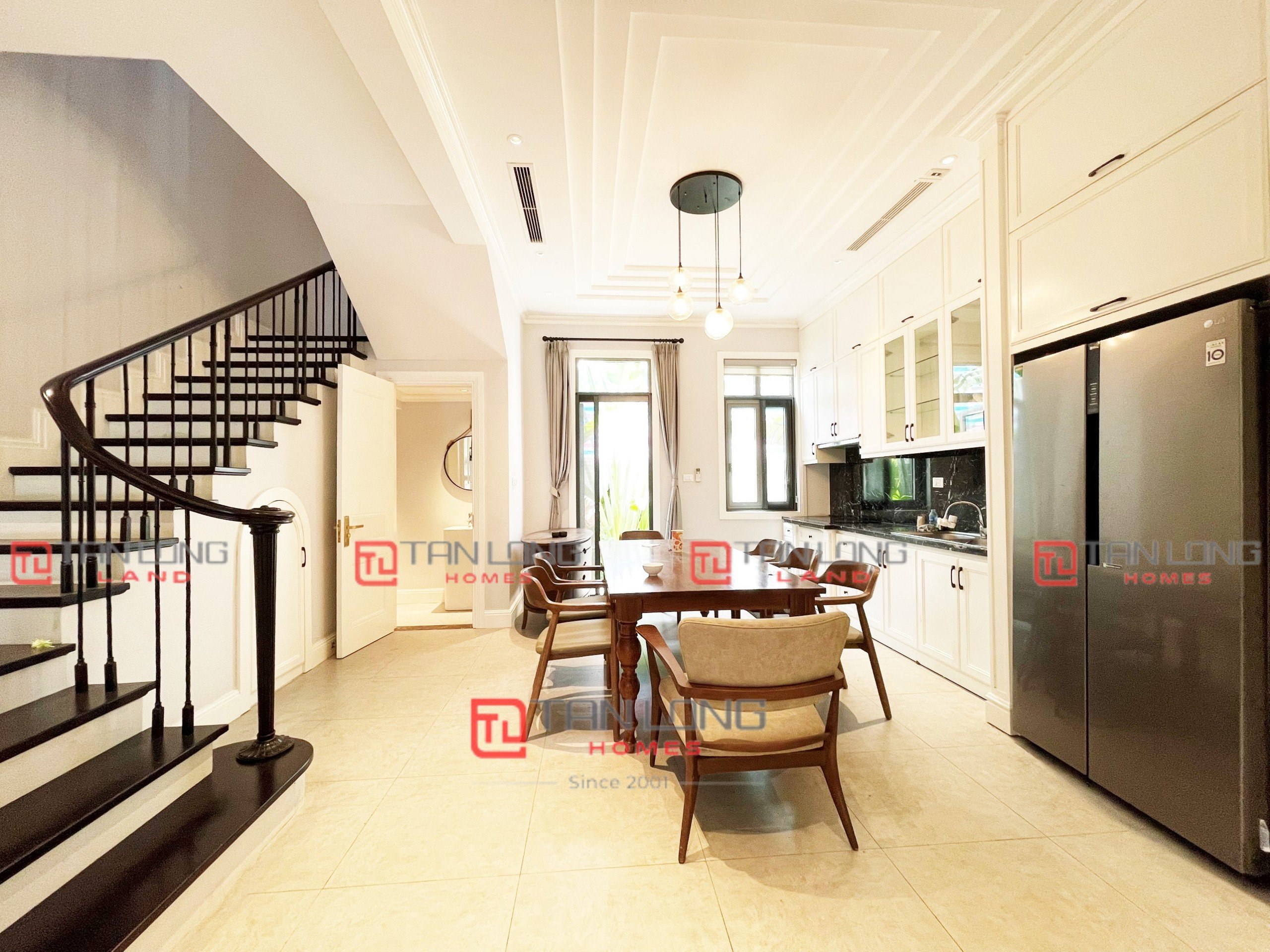 Cho thuê liền kề Vinhomes The Harmony view hồ điều hoà, DT 90m2, full nội thất hiện đại 3