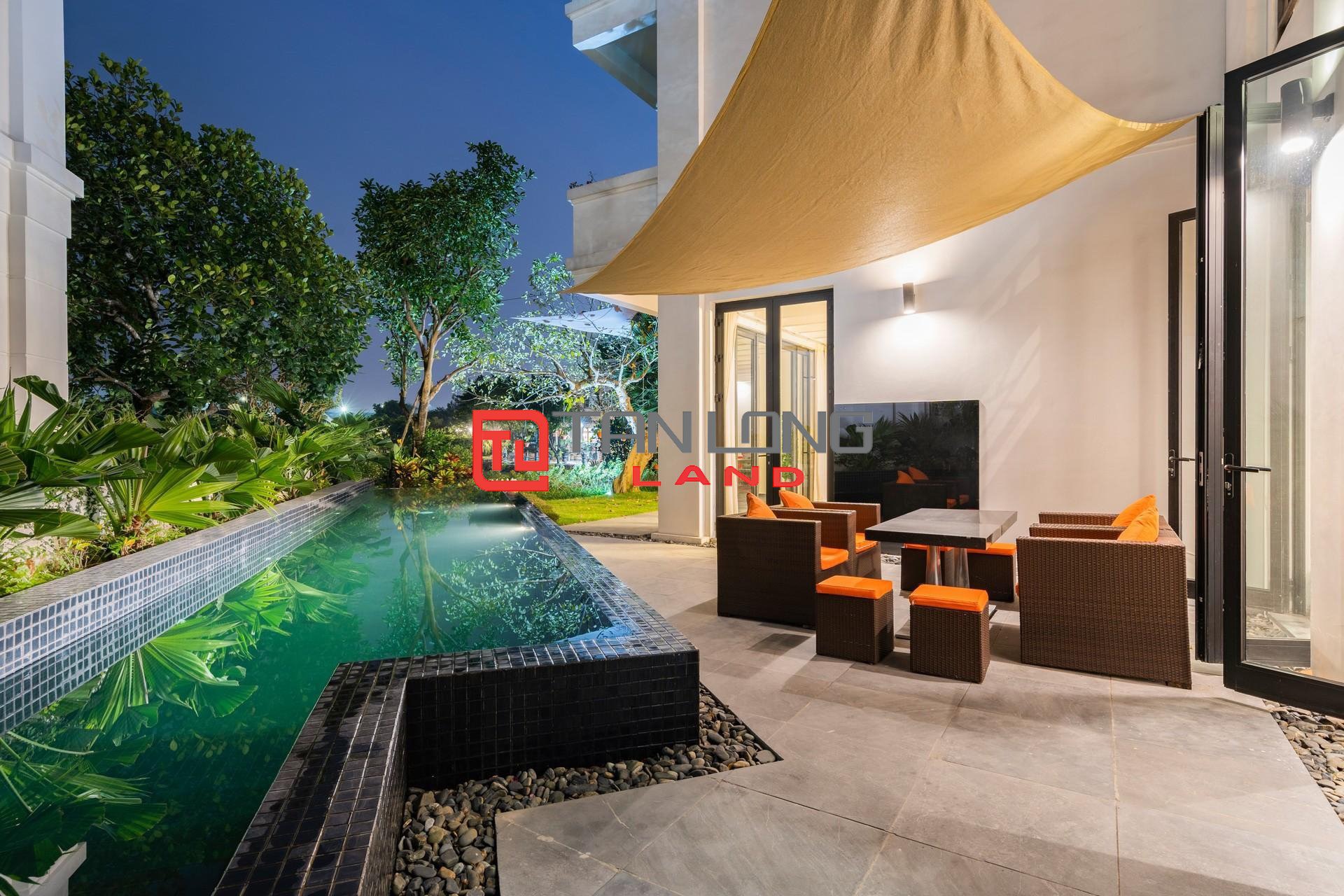 Cho thuê Siêu Biệt thự Đơn lập khu Bằng Lăng với 5 phòng ngủ tại Vinhomes Riverside Long Biên 1