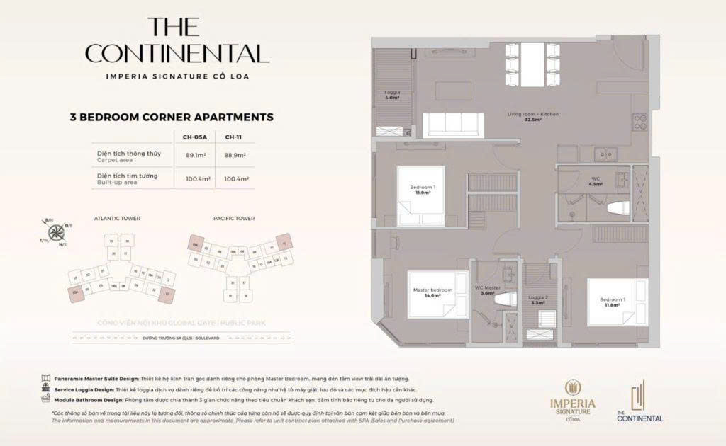 BÁN CĂN HỘ 3PN – CĂN GÓC Y04-xx-05A DT. 90m2 | HIẾM – GIÁ TỐT NHẤT PHÂN KHU