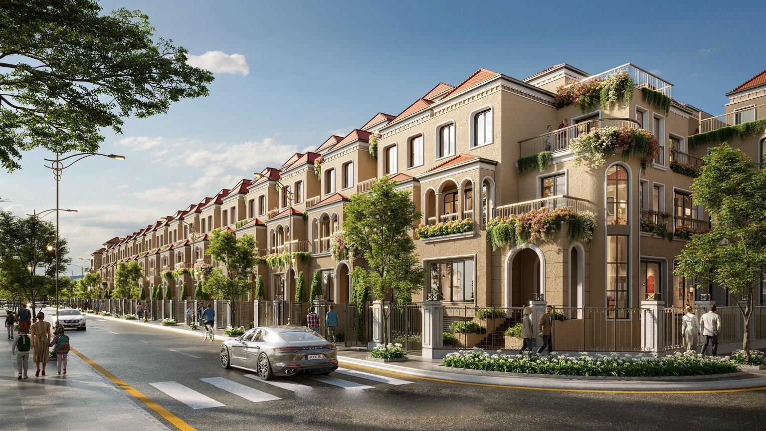 Bán căn góc nhà liền kề Vinhomes Olympic (Vin Global Sportia Ngọc Hồi) 2 mặt thoáng - Đối diện Vinschool vừa ở kinh doanh