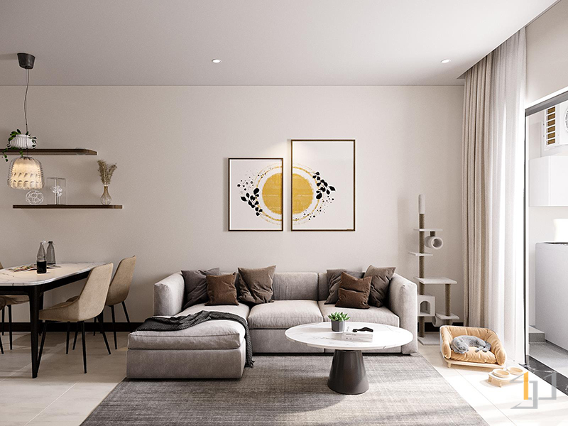 Bán căn hộ 2 phòng ngủ tòa M2 Monaco - DT: 72.8m2 The Cosmopolitan ban công Tây Bắc view hồ trung tâm Vin Cổ Loa