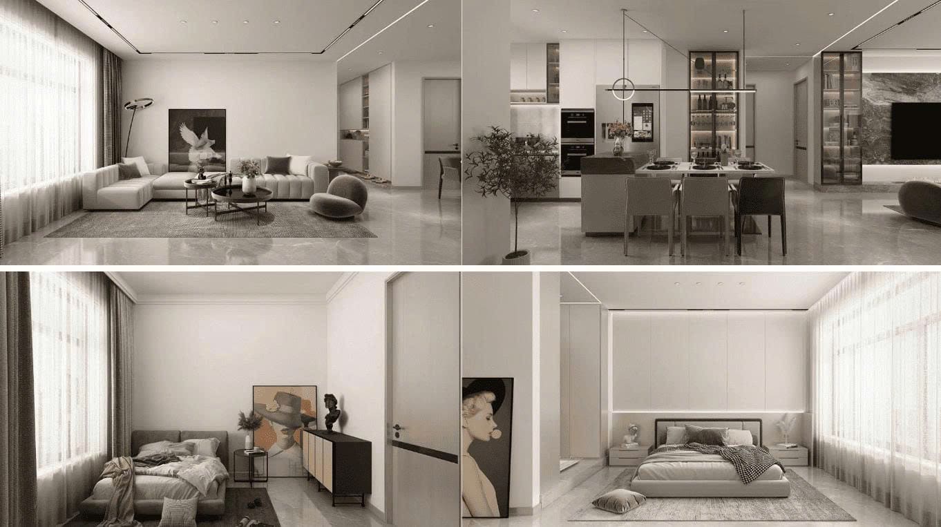 Bán căn hộ 4 phòng ngủ ban công hướng Tây - Mặt kính LowE view nội khu IA25 Ciputra ASTOR1