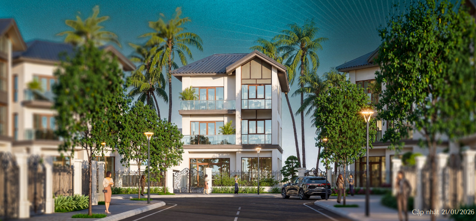 Cần bán biệt thự song lập hướng Bắc xây thô bên trong mặt tiền 6m/3 tầng 1 tum Vinhomes Olympic Hanoi Ngọc Hồi