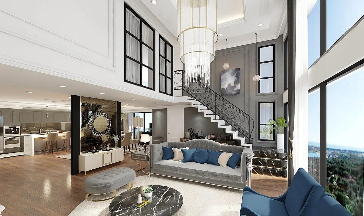 Cần bán căn góc Duplex ban công hướng Tây bàn giao cao cấp - Tầng cao ASTOR1 (IA25 Ciputra)