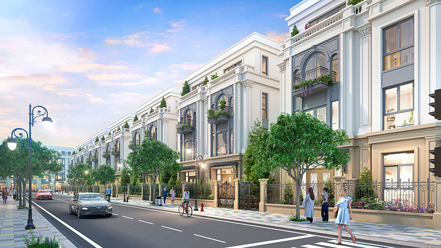 Cần thuê biệt thự xây thô liền kề Tinh Hoa - DT: 63m2/MT: 4.5m hướng Tây Nam Vinhomes Cổ Loa