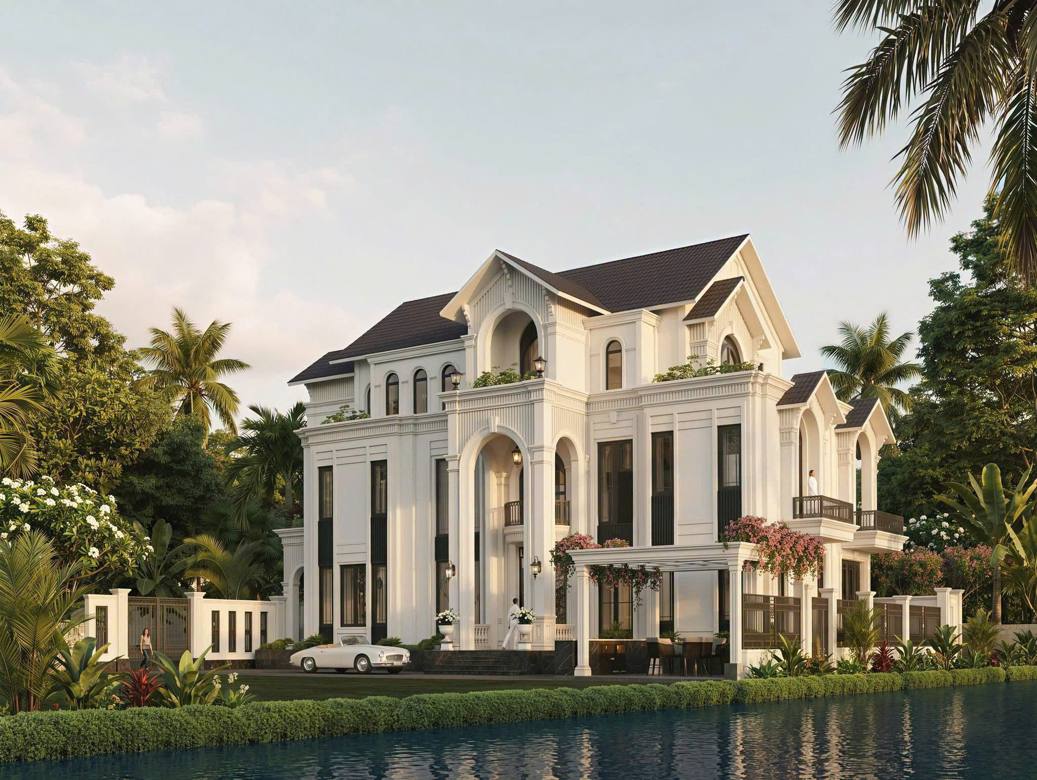Cho thuê biệt thự đơn lập Vinhomes Riverside - DT: 800m2 nằm trong khu VIP, biệt lập