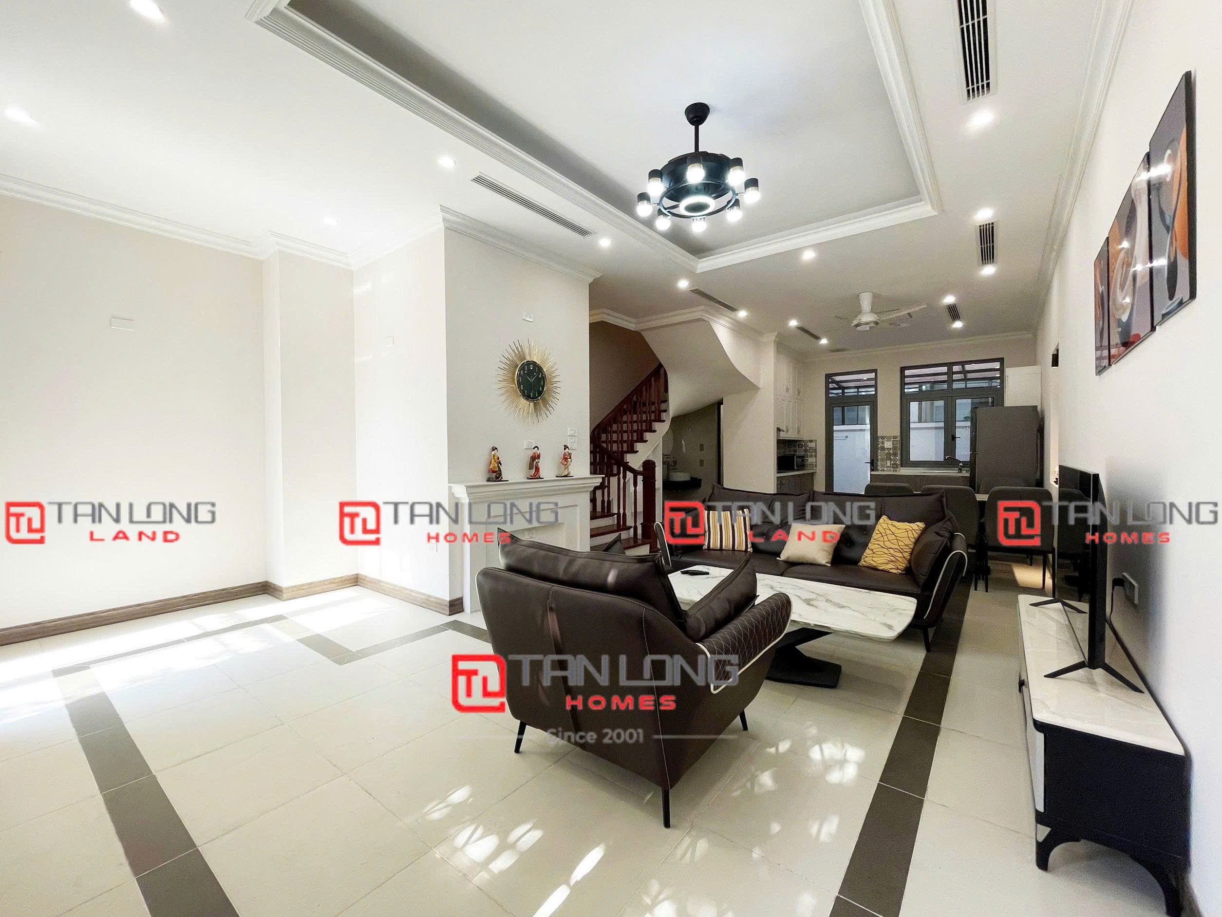 Cho thuê biệt thự Liền kề Vinhomes The Harmony diện tích 96m2 có thang máy, full đồ nội thất