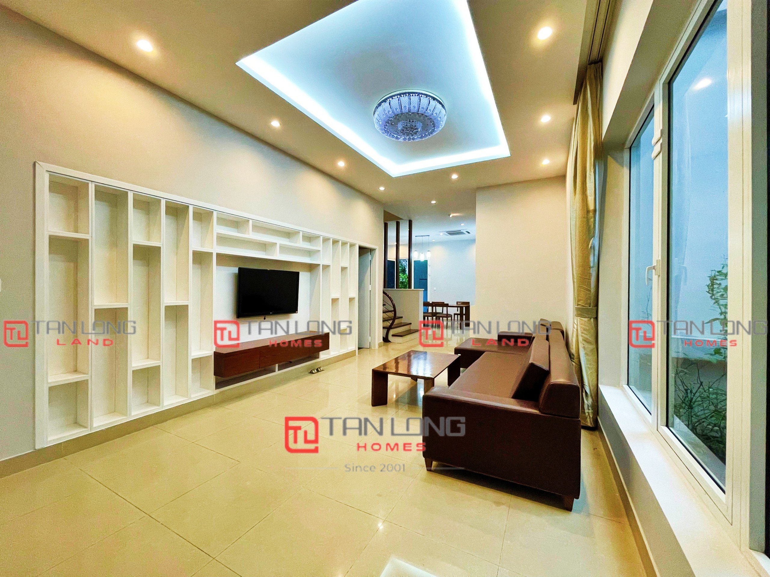 Cho thuê biệt thự song lập 270m2 view sông sau tại Vinhomes Riverside