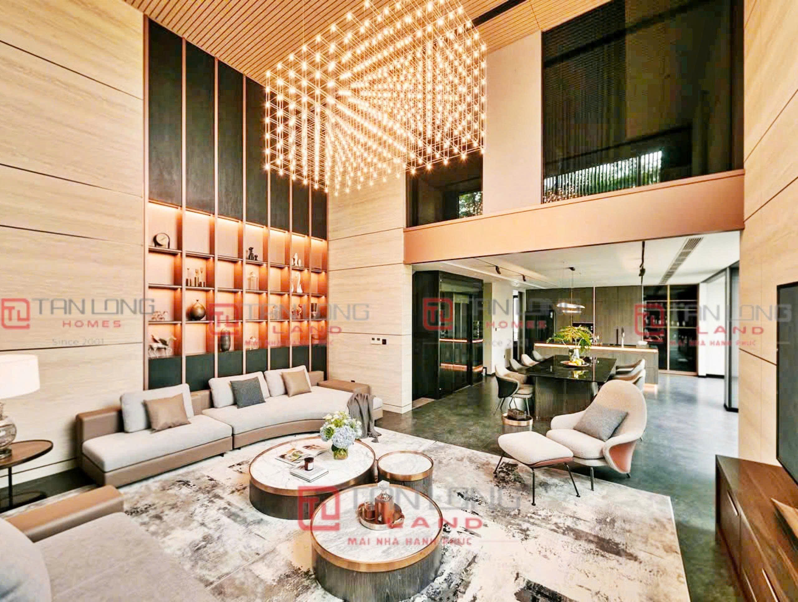 Cho thuê biệt thự song lập Vinhomes Riverside The Harmony - DT: 152m2/3 phòng ngủ có thang máy - Nội thất cao cấp