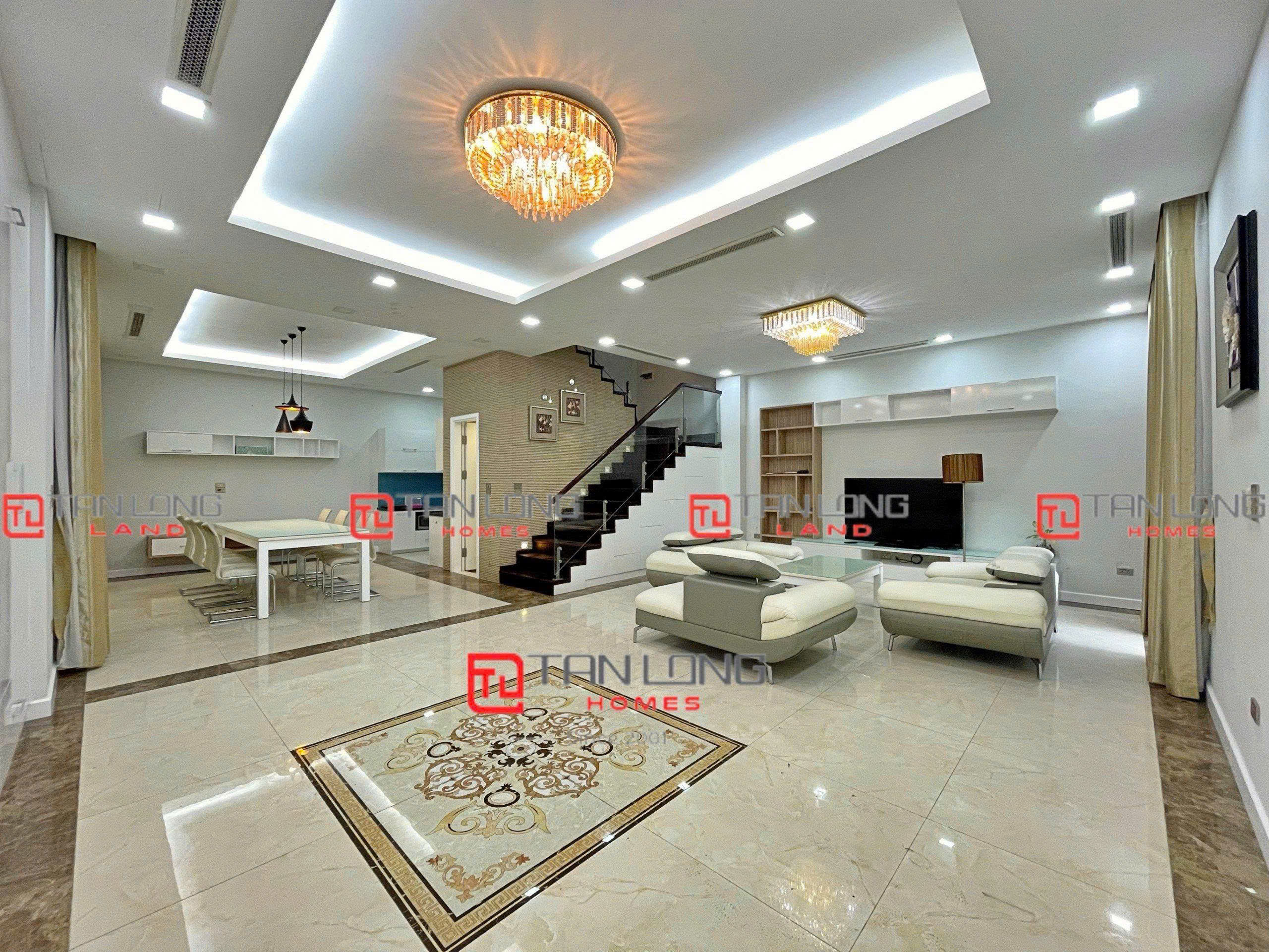 Cho thuê biệt thự view sông DT: 181m2 đầy đủ nội thất 3 ngủ giá tốt Vinhomes Riverside