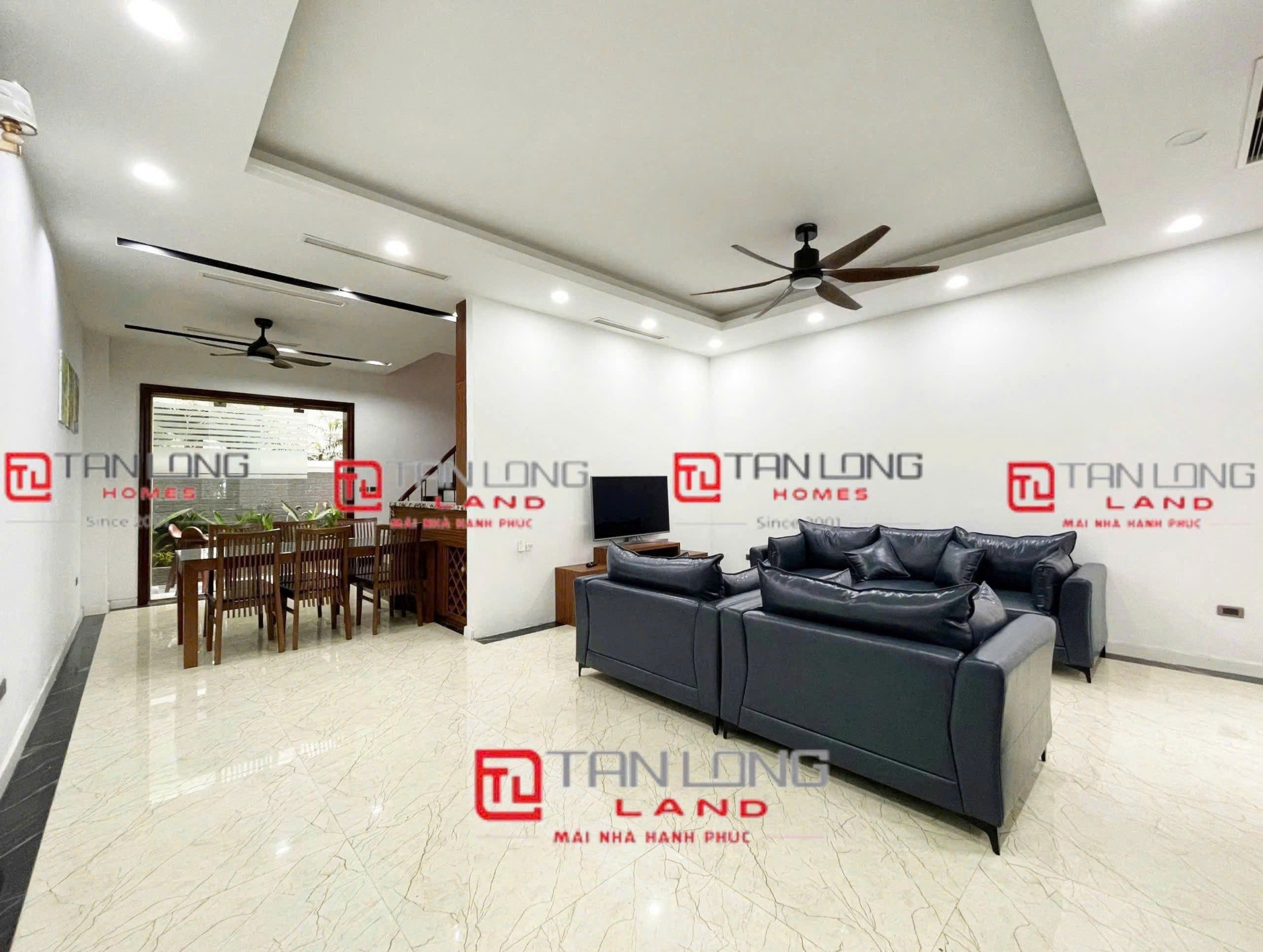 Cho thuê liền kề Vinhomes Riverside The Harmony diện tích 96m2 x 4 tầng full nội thất - 33 triệu/tháng