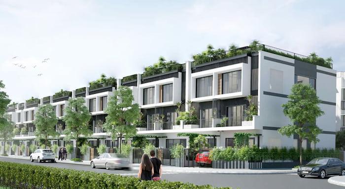 Mua căn góc biệt thự đơn lập Tây Tứ Trạch gần công viên - Sân vườn rộng 3 tầng 1 tum Vinhomes Olympic Ngọc Hồi