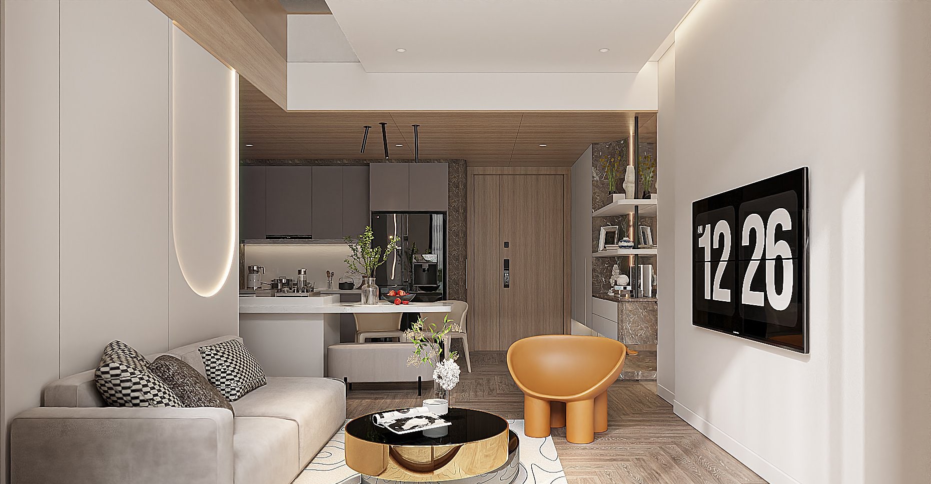 Mua căn hộ 2 phòng ngủ Maison Privee Ciputra ban công Đông Nam diện tích 98m2 view hồ diều hòa