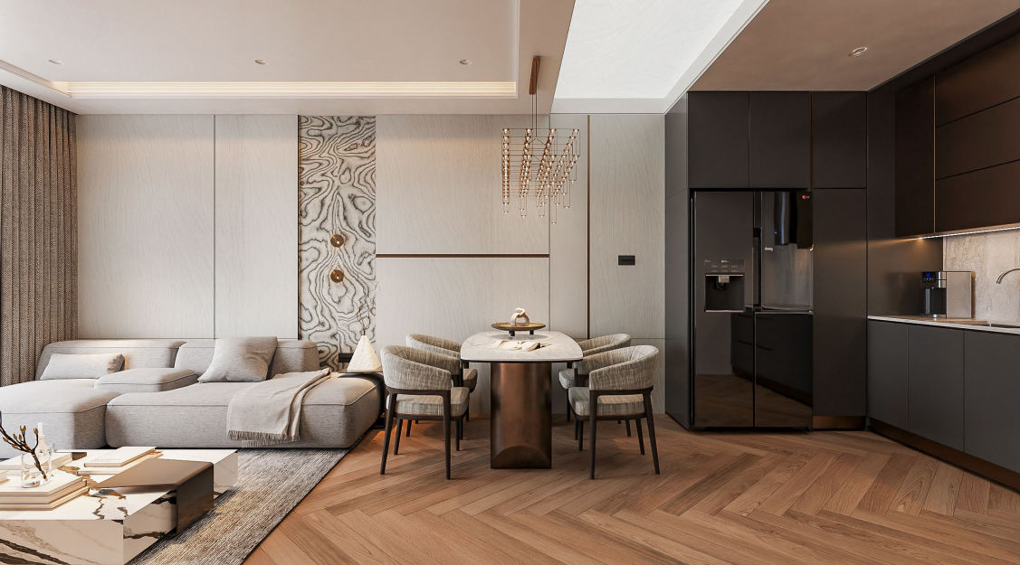 Mua căn hộ 4 phòng ngủ ban công Tây Bắc hoàn thiện cao cấp Maison Privee Ciputra