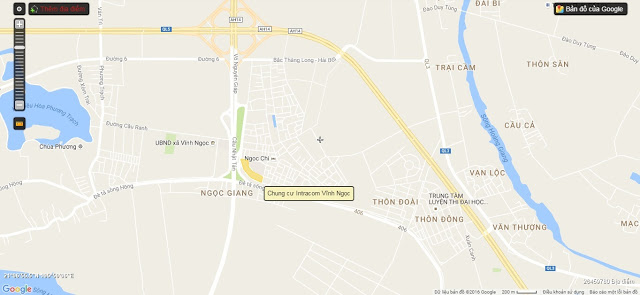Vị trí chung cư Intracom Riverside