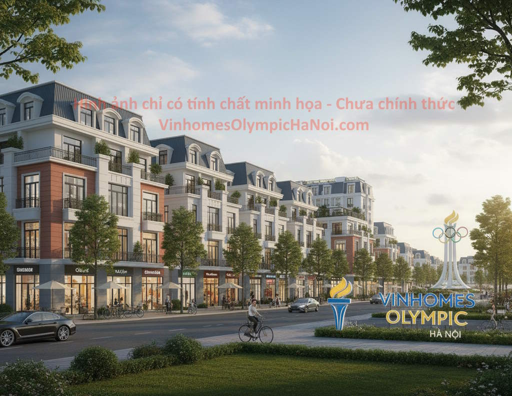 Cho thuê shophouse Vinhomes Olympic Hanoi Ngọc Hồi