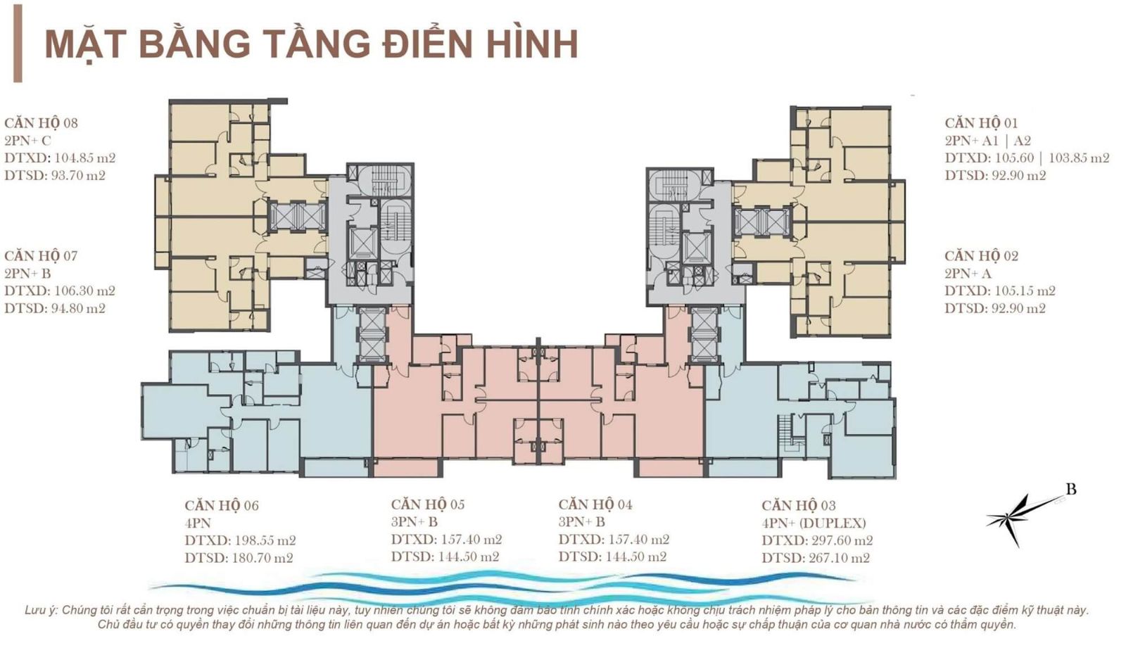 Mặt bằng thiết kế Maison Privée Ciputra và nghệ thuật phân bổ không gian tinh hoa