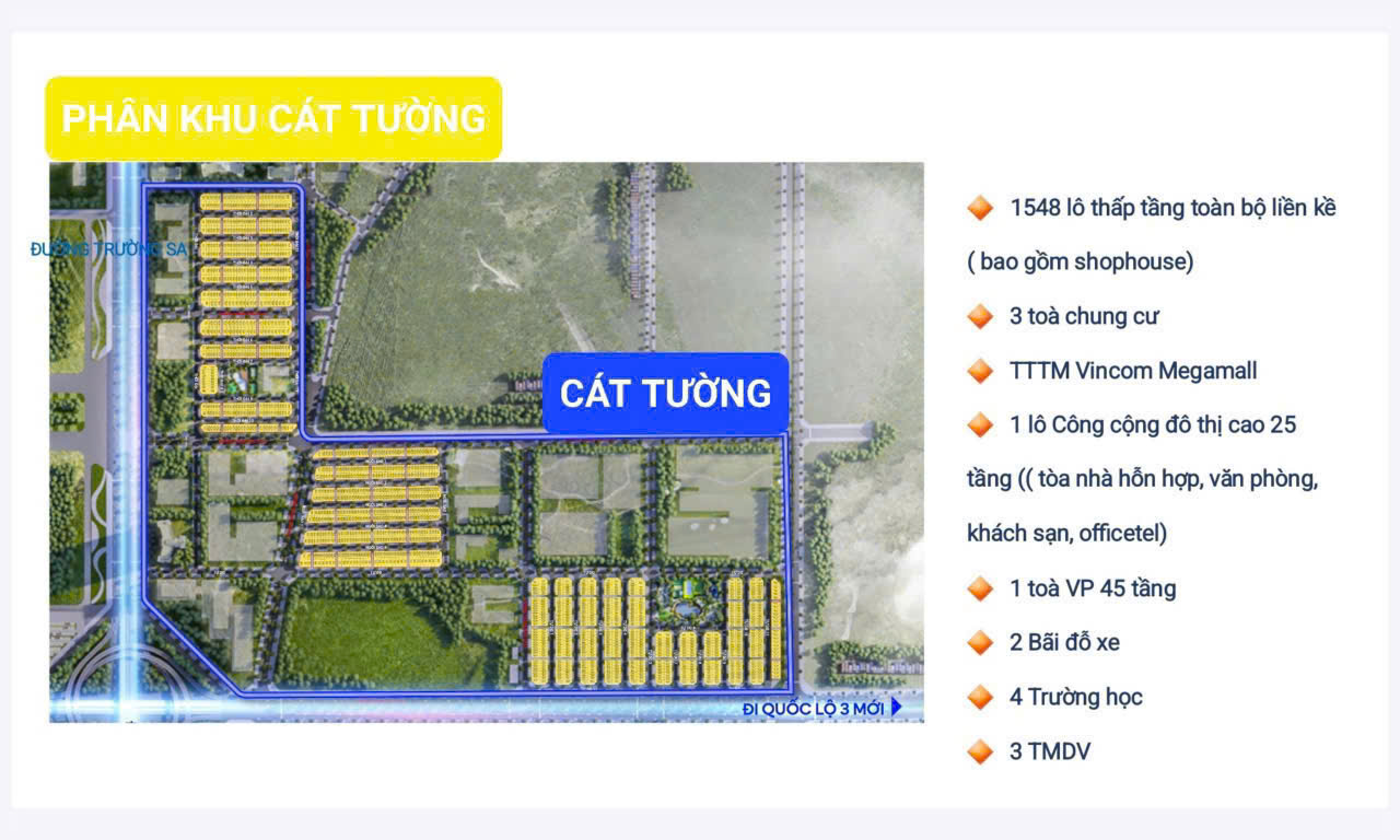Phân khu Cát Tường Vinhomes Global Gate Cổ Loa, Đông Anh