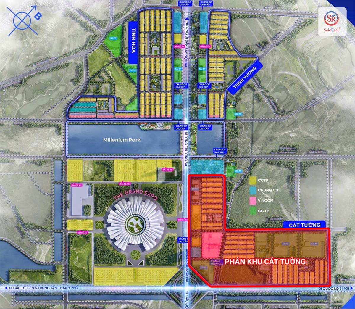 Tổng quan phân khu Cát Tường Vinhomes Global Gate Cổ Loa, Đông Anh
