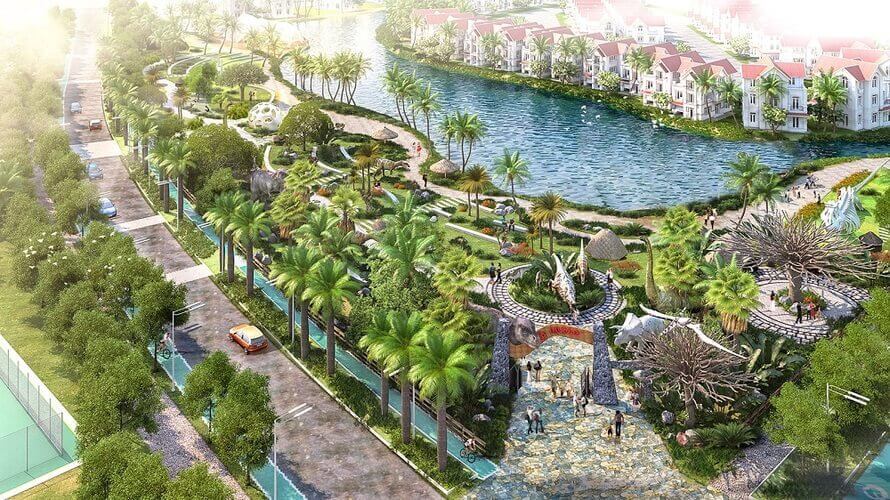 Hệ sinh thái tại phân khu Cọ Xanh Vinhomes Ocean Park 2 The Empire