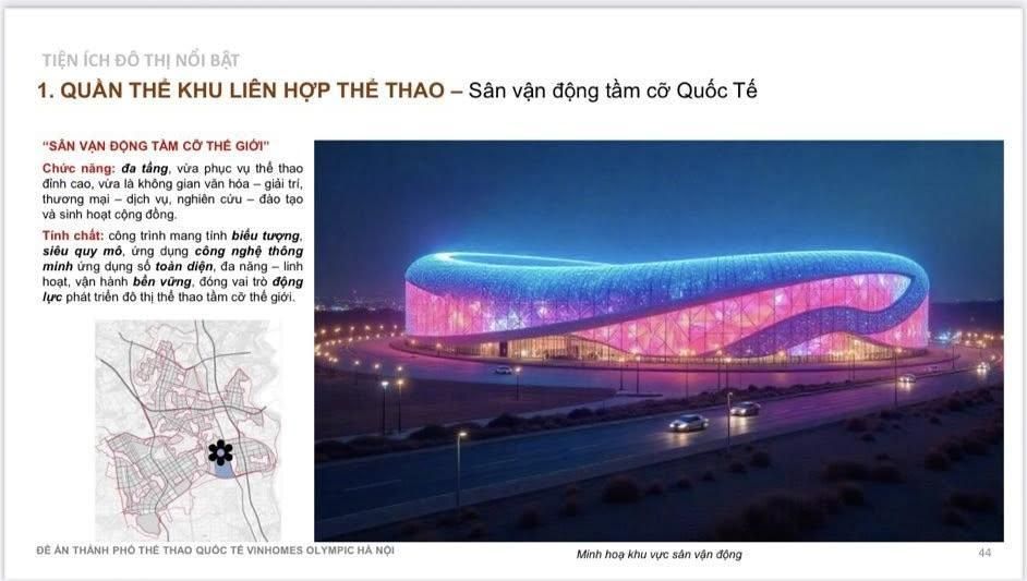 Tiện ích Vinhomes Ngọc Hồi và hệ sinh thái thể thao - giải trí tầm cỡ quốc tế tại phía Nam