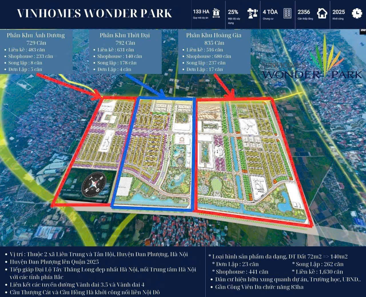 Vinhomes Wonder City Đan Phượng