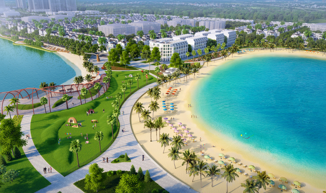 Biển hồ Vinhomes Ocean Park